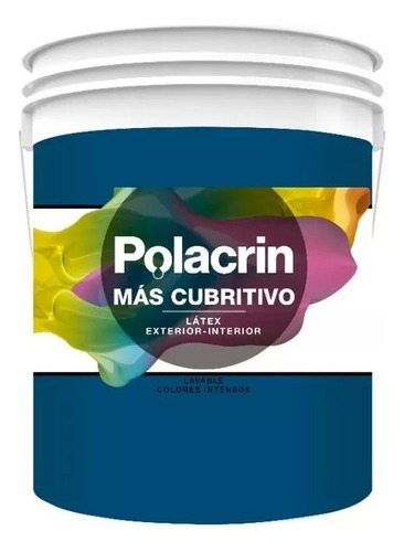 Polacrin Latex Premium Int/ext Colores X 20lts. -umox- Color Azul