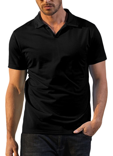 Ctu Polo Deportivo Moda Para Hombre Cuello V Camiseta Golf