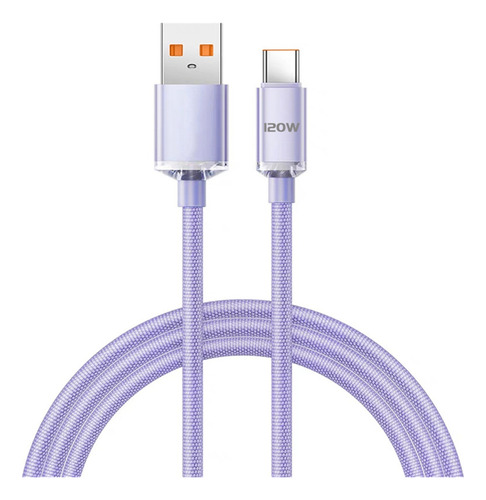 Cable Usb A A Tipo C De 120 W Y 6 A, Carga Rápida De 1,5 M