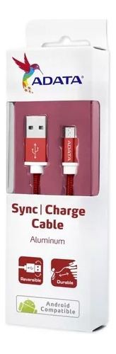 Amucal-100cmk-crd Cable Micro Usb Adata Rojo 2