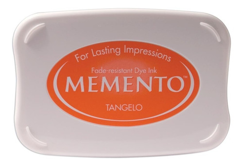 Scrapbooking Memento Pad Tinta Tangelo Naranja 9x6cm