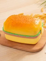 Comprar Lunchera Vianda Taper Con Forma De Sandwich Amarillo