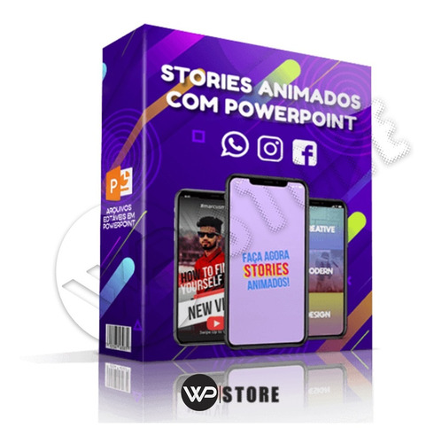 Pack Stories Animados/feed Editáveis No Power Point + Bônus