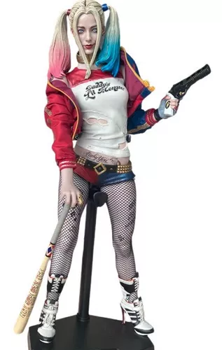 Boneca Arlequina Action Figure Harley Quinn.