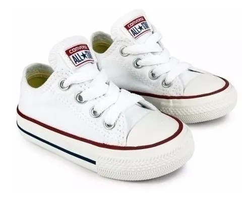 All star sale para bebe branco