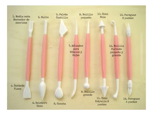 Set De Masa Porcelanicrón Blanca X 2 Unds + Herramientas.