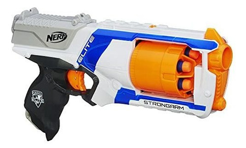 Nerf N Strike Elite Strongarm Toy Blaster Con Barril Girator