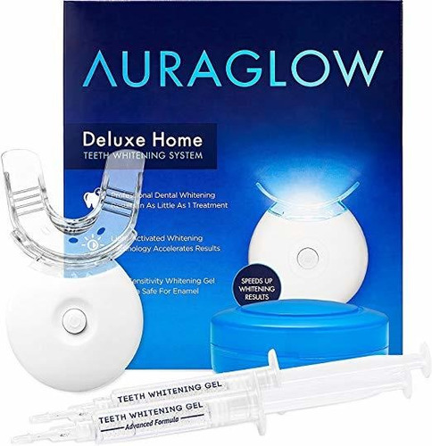 Dientes Auraglow Kit De Blanqueamiento, Luz Del Led, El 35% 