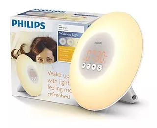 Philips Wake-up Light Alarm Clock With Sunrise Simulation, W