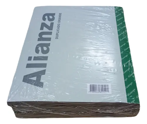 Talonario Presupuesto Grande Duplicado Alianza X 5 U.