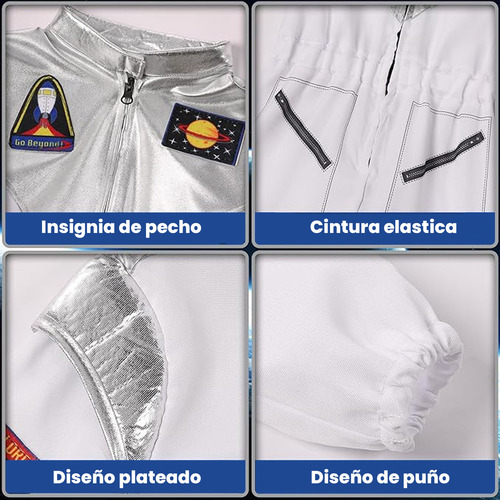 Disfraz De Astronauta Para Niño Incluye Sombrero