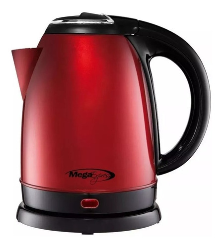Imagen 10 de 11 de Pava eléctrica Mega Express ME-624 roja 220V - 240V 1.8L