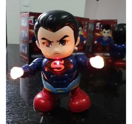 Dance Hero Superman Bailarin Avengers Con Luz Y Sonido Iron