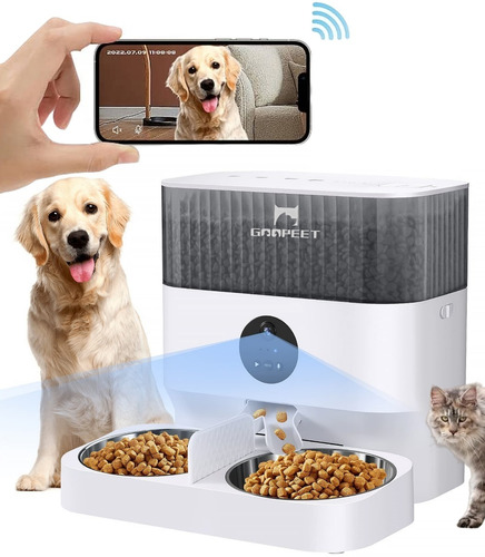 Comedero Automático Para Mascotas Perro Gatos C/ Camara Wifi