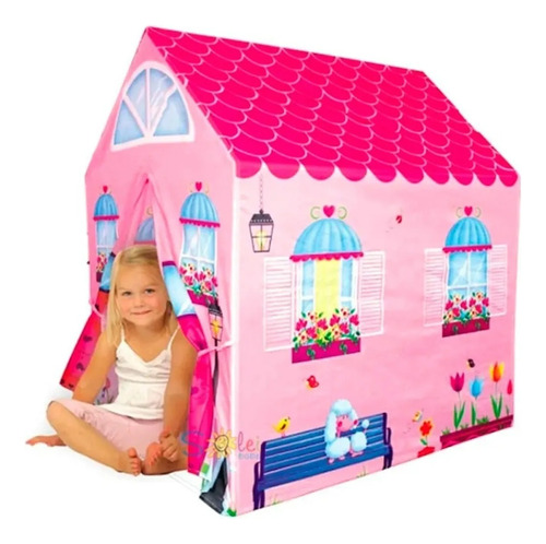 Carpa Casita Infantil Unicornio Colorida Ponny Arco Iris  