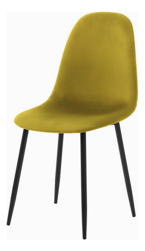 Silla De Comedor Lohner Amarillo Këssa Muebles