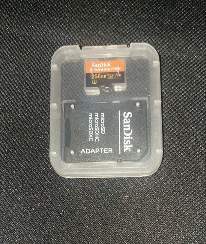 Sandisk Extreme Pro 256gb, 100mb/s, Micro Sd