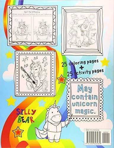 Unicorn Activity Book For Kids Ages 4-8 A..., De Bear, Si. Editorial On The Hop Books Ltd En Inglés