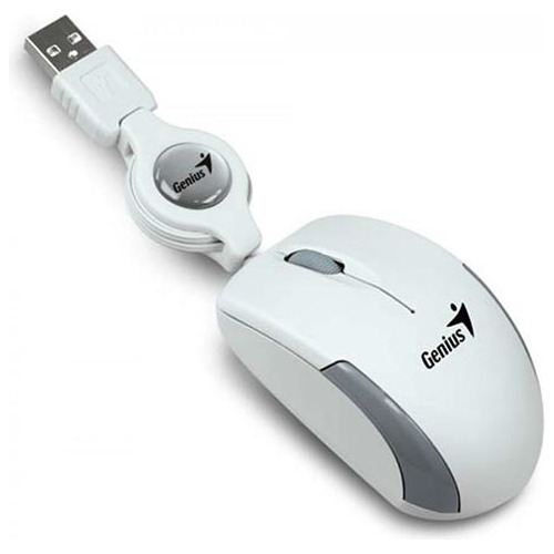 Mouse Genius Retractil Micro Traveler Portatil Para Notebook