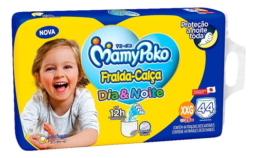 Fralda Calça Descartável Mamypoko Dia&noite | Giga Xxg 44 Ti