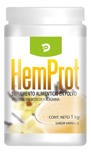 Hemprot Polvo Suplemento Alimen 1 Kg Varios Sabores Desacaf