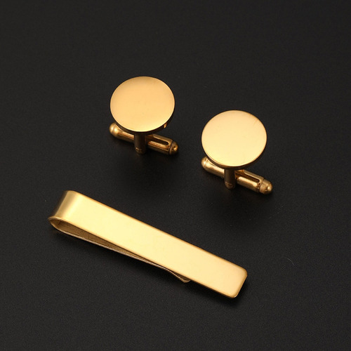 Set De Broches Y Gemelos Para Corbata (bk) Para Hombre, Idea