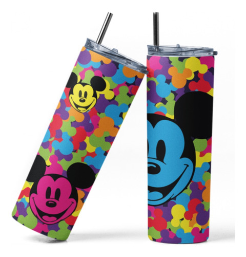 Termo Skinny Mickey Mouse Colores 