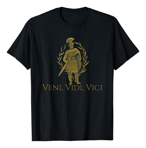 Veni Vidi Vici - Cita Latina De Julio César - Polera De La