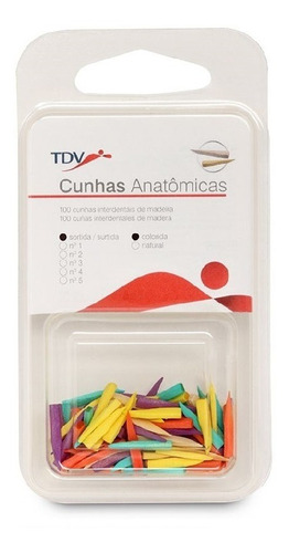 Cuñas De Madera X 100 Surtidas Tdv Odontología Dental