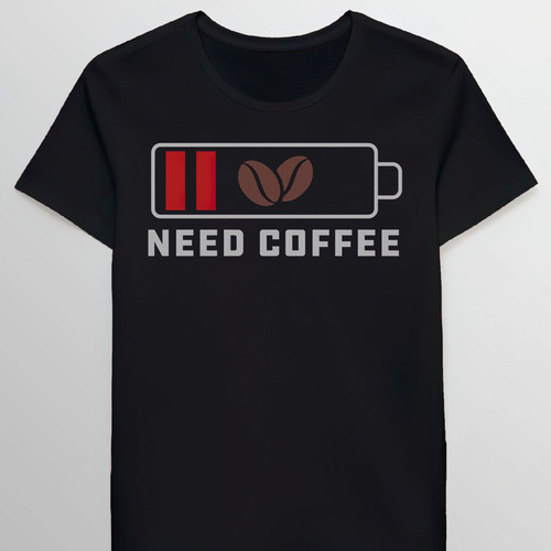 Remera Cool Quotes Need Coffee Caffeine Cup For Cofver 80285