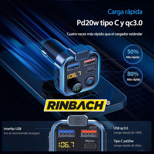 Cargador C Transmisor Bluetooth Ford Focus Hb 2010