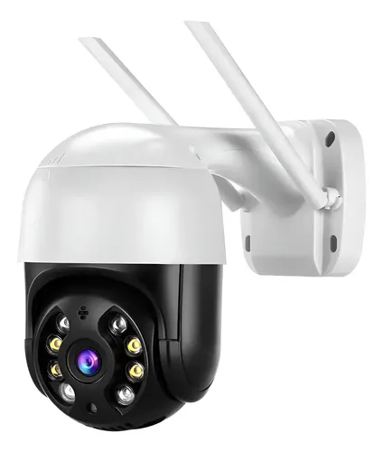 Câmera de Segurança Ip A8 App Icsee Full Hd Wifi 360 Branco/Preto G.Eye - R$ 95,64