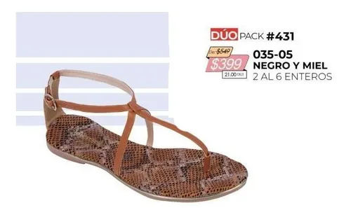 Sandalias Cklass 035 05 Miel outlet saldos Mchn Cuotas sin inter s