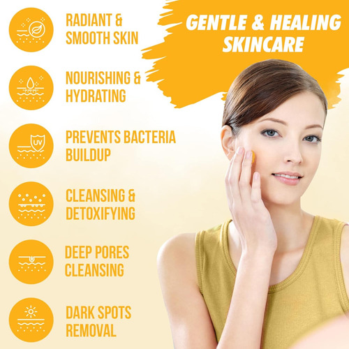 Jabón Facial Con Cúrcuma, Jabón Líquido Con Cúrcuma Para Pie