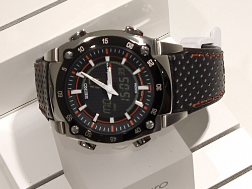 Relógio Seiko Sportura Duo-display Quartz Ho24ab/0 Novo .