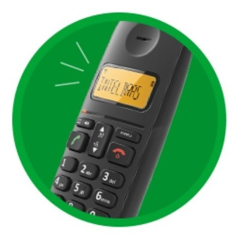 Imagem 4 de 7 de Telefone Sem Fio Intelbras Ts 2510 Preto