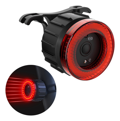 Lámpara Bicicleta Luces Luz Trasera Recargable Impermeable