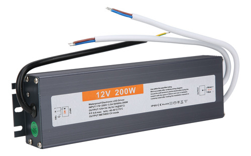 Controlador Led Impermeable De 200 W De Potencia Electrónica