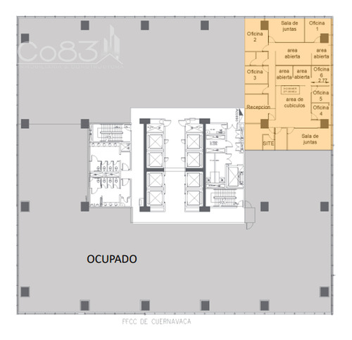 Renta - Oficina - Torre Esmeralda Iii - 312 M2 - Piso 12