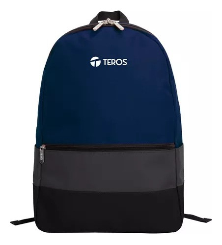 Mochila Teros Te-ids2054 Poliéster Hasta 15.6  Azul