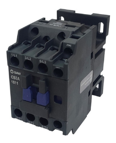 Contactor Tripolar 9a Baw 1na + 1nc Bobina 380v