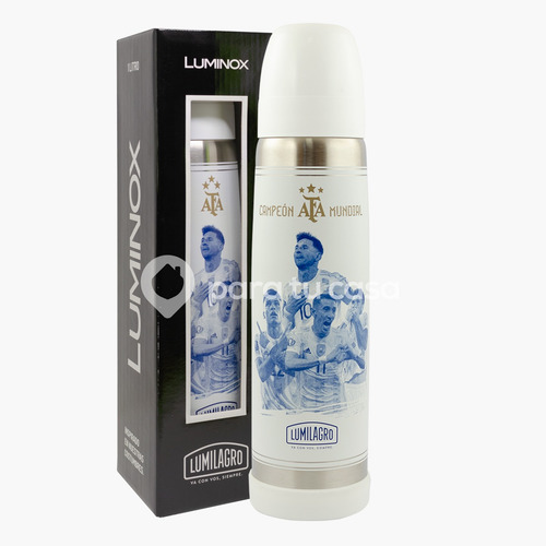 Imagen 2 de 12 de Termo Acero Inoxidable Selección Argentina 1 Litro Lumilagro