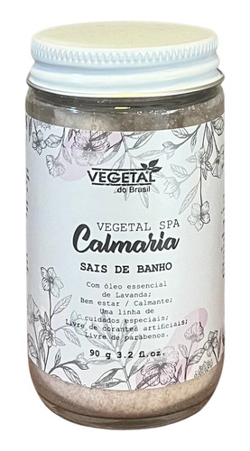 Sais De Banho Calmaria- Vegetal Spa- 90g