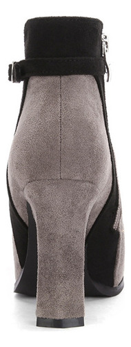 Botas De Mujer De Tacón Fino Y Punta Afilada