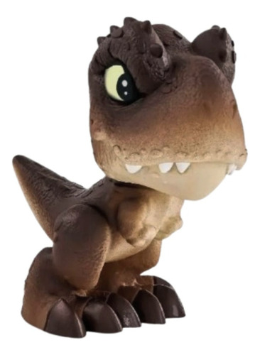 Mini Dino T-rex Preto Na Casinha Jurassic Word - Pupee