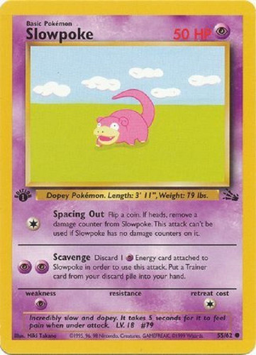 Slowpoke 55/62 Comun Pokemon Tcg