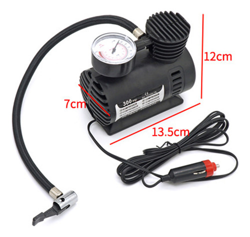 Portable 300psi Car Tire Inflator Pump 12v