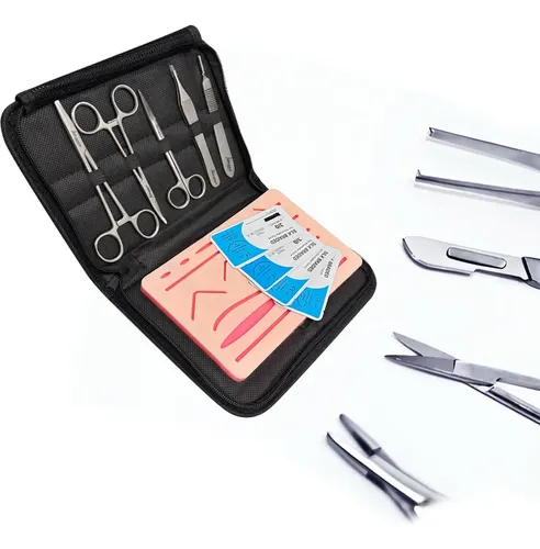 Kit de Sutura Avançado com Simulador - Social Instrumentos Kit - foto 1