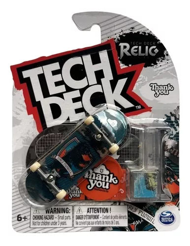 Skate De Dedo Tech Deck Relic Series Profissional + Adesivos - Escorrega o  Preço