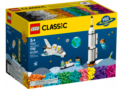 Set 1700 Pzs Lego Classsic Original P/ Niño Mision Espacial